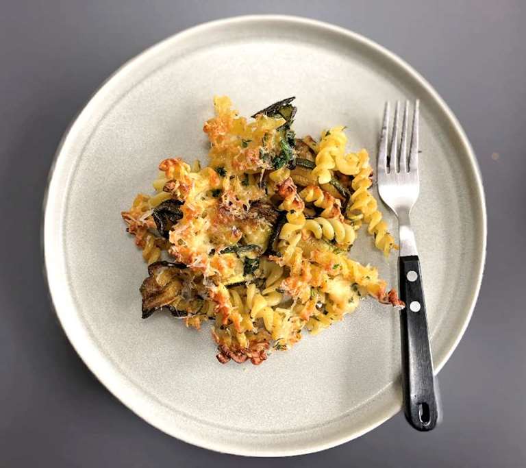 Herby Courgette Pasta Bake Recipe Cuisine Fiend